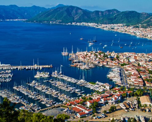 marmaris view from above