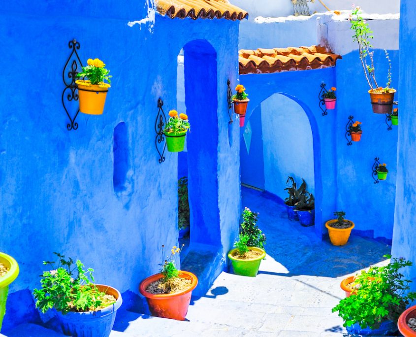 Chefchaouen Chawen the Blue town Marocco