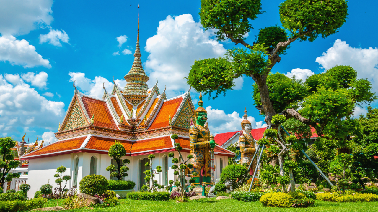 Great Palace Buddhist temple Bangkok
