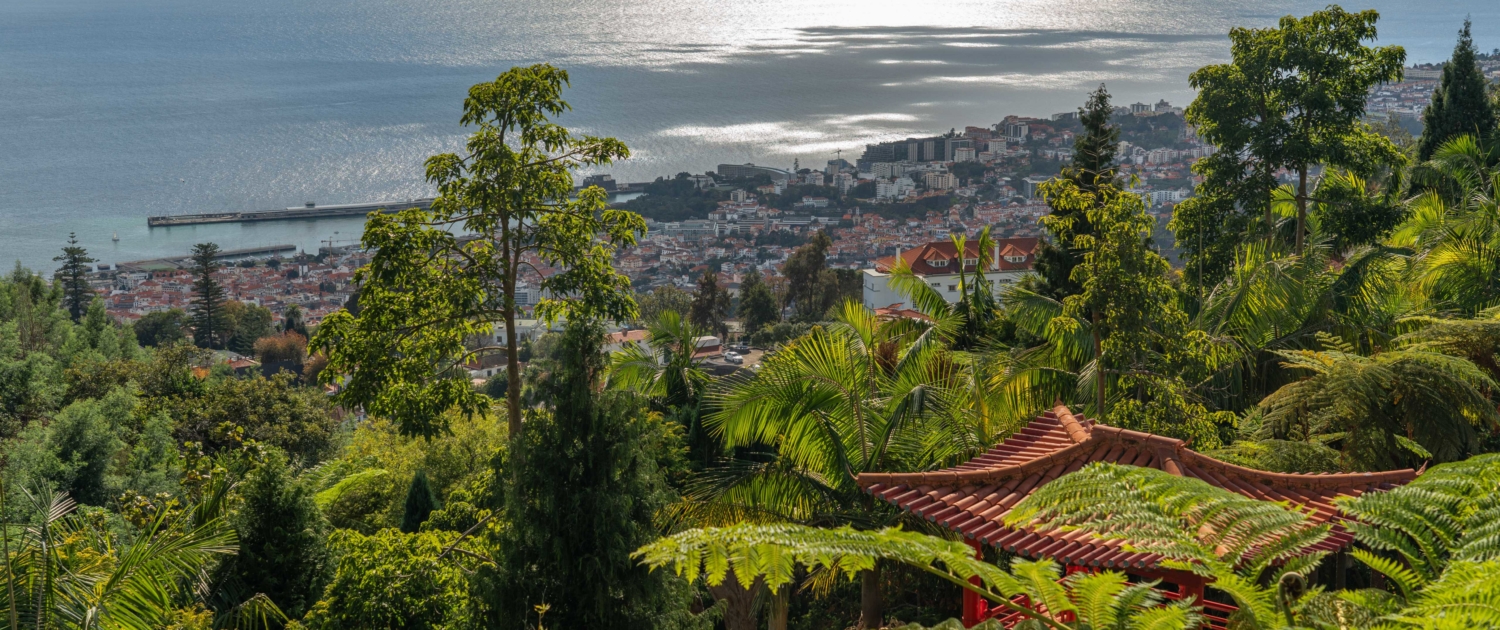 Monte Palace Tropical Garden Funchal Bay (Madeira)©DigitalTravelCouple