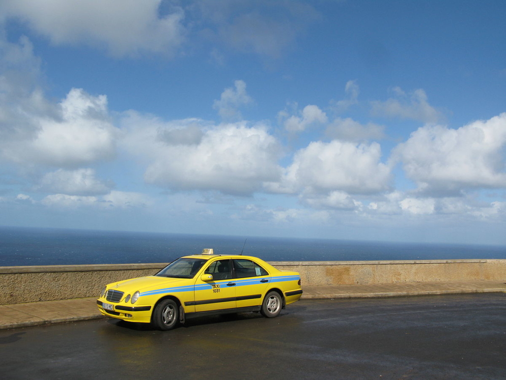 Taxi near Calheta, Madeira